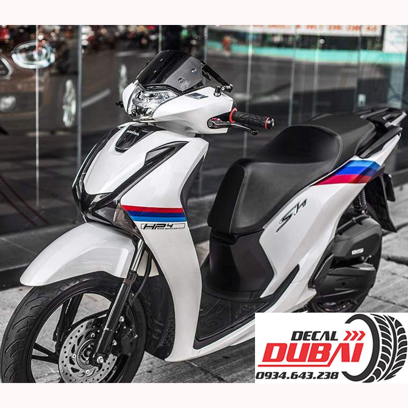 Tem Rời Dán Xe SH 3 Màu Thể Thao