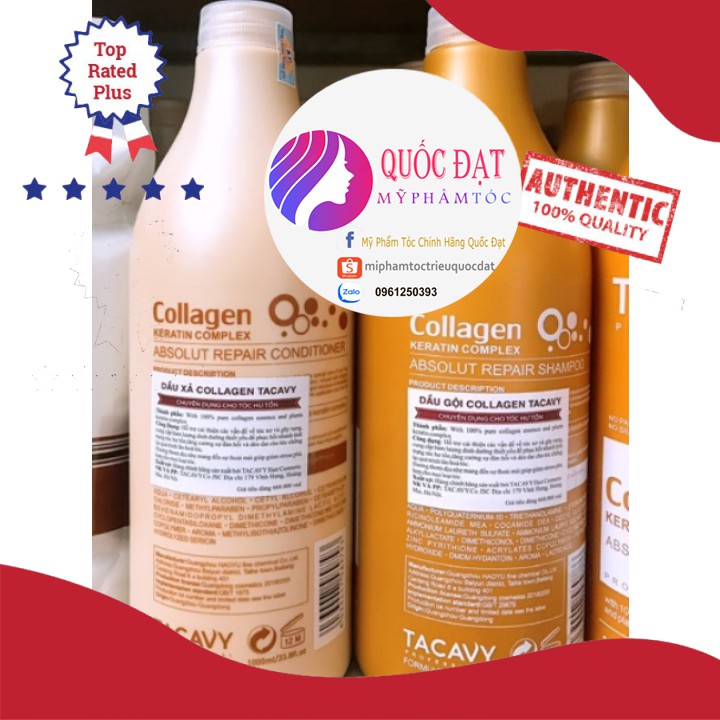 GỘI XẢ TACAVY chuẩn chính hãng 100% 1000ml x2 | BigBuy360 - bigbuy360.vn