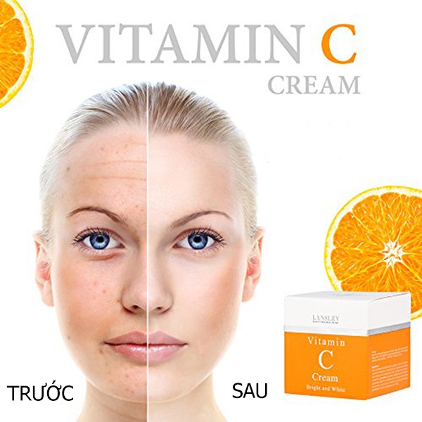 Combo kem dưỡng da mặt 30ml và nước hoa hồng 100ml Lansley Vitamin C