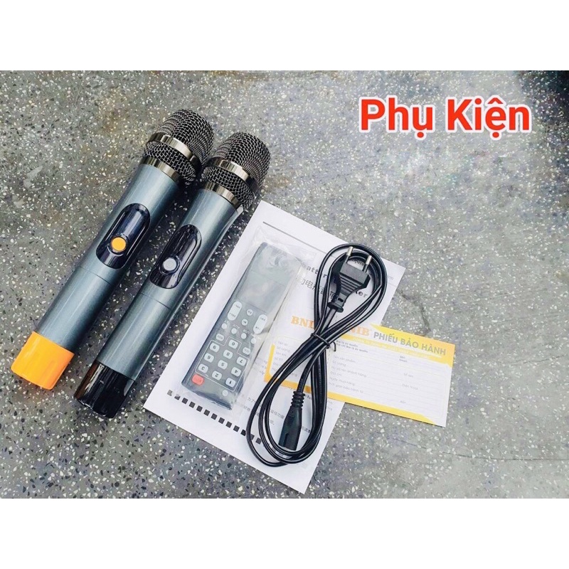 Loa kéo bluetooth hát karaoke - Loa BNIB 1599 Plus Bass 40 - Loa 3 đường tiếng