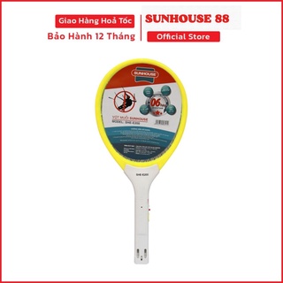 Vợt muỗi Sunhouse SHE-E200 màu vàng bảo hành 12 tháng chính hãng