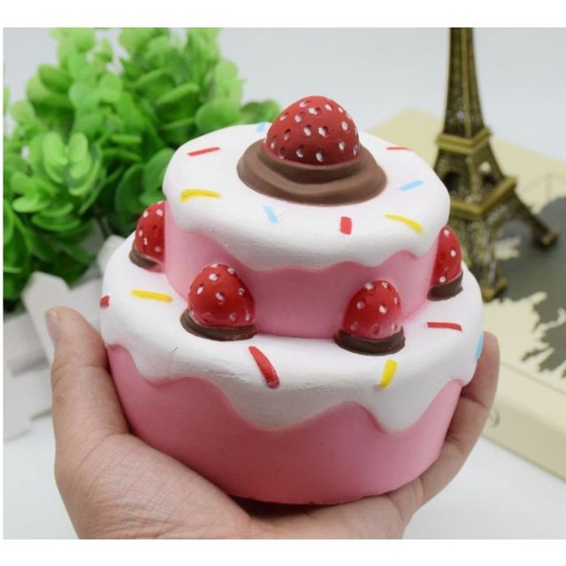 Squishy bánh 2 tầng 15cm Ship toàn quốc