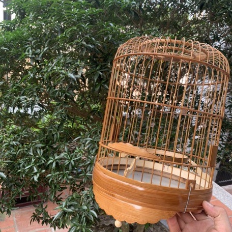 Lồng chim khuyên Halosung lồng chim khuyên giá rẻ kèm phụ kiện LC29