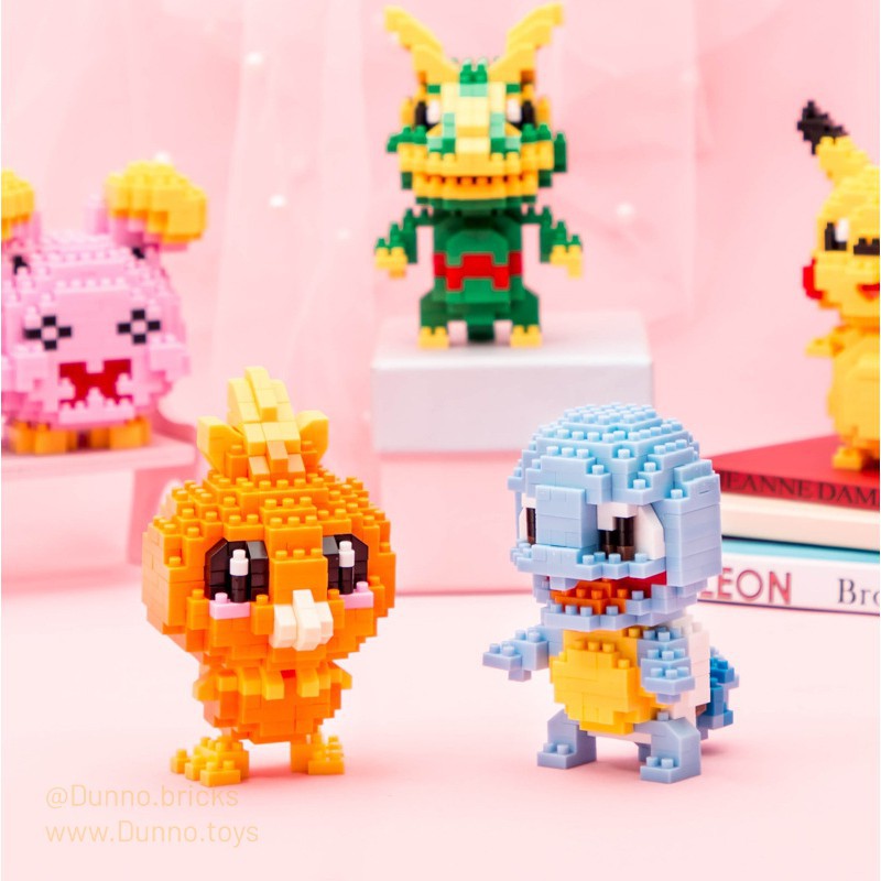 Mô hình Lắp ráp 3D Nhân Vật Hoạt hình Cute 20 Mẫu nhóm A - Đồ chơi Lắp ghép Nanoblock