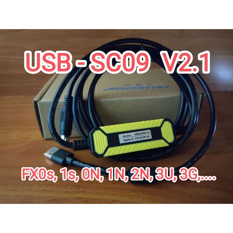 (GIÁ RẺ NHẤT) USB-SC09-FX Cáp lập trình PLC Mitsubishi FX