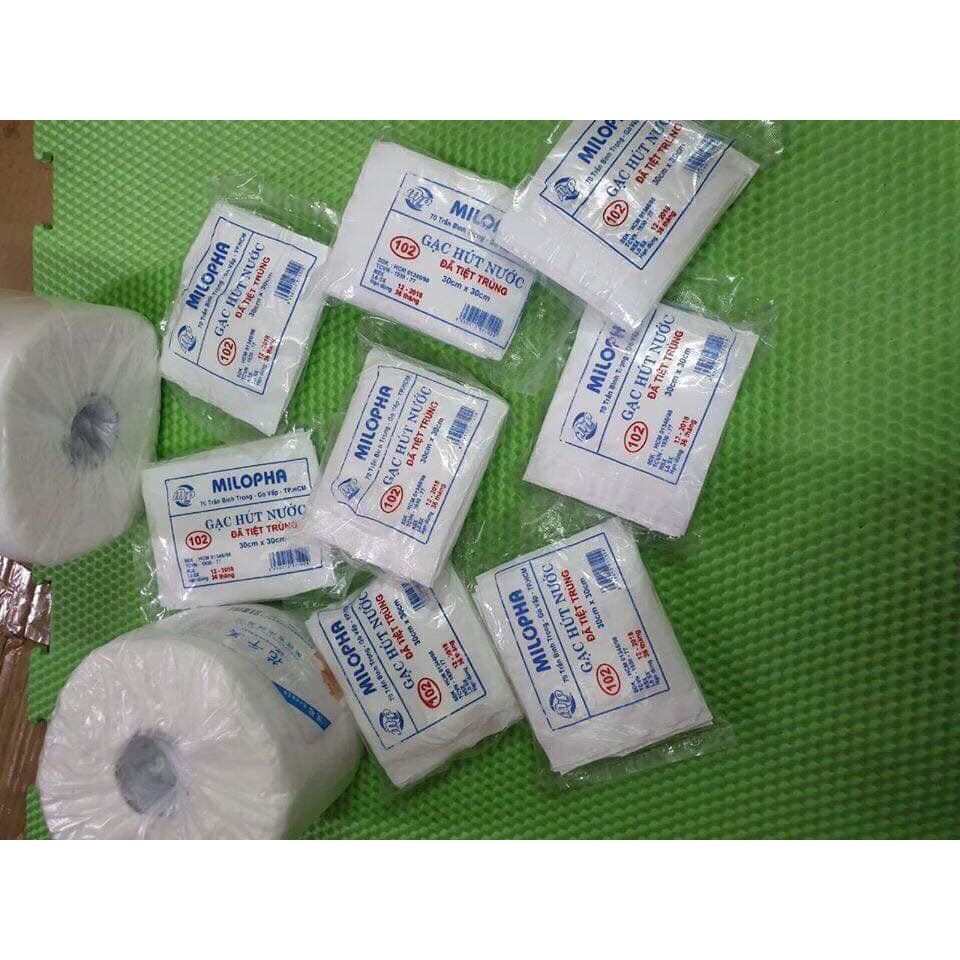 Gạc hút nước MILOPHA dùng trong spa - LA083