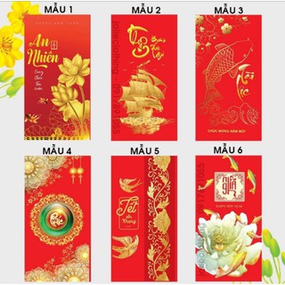 Combo 10 bao lì xì nhiều mẫu( nhận ngẫu nhiên)