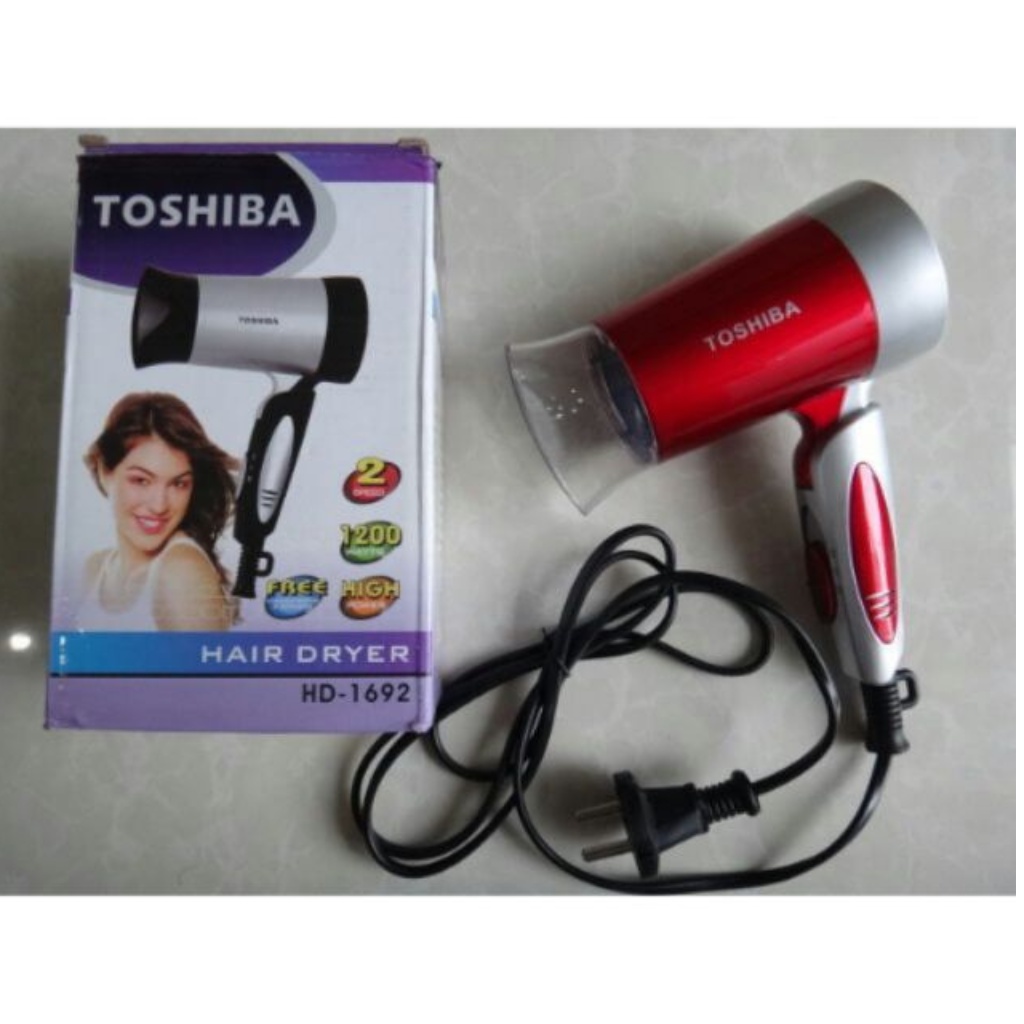 Máy sấy tóc toshiba 2 chế độ nóng lạnh hd -1692 máy tạo kiểu tóc toshiba hd1692 1200w