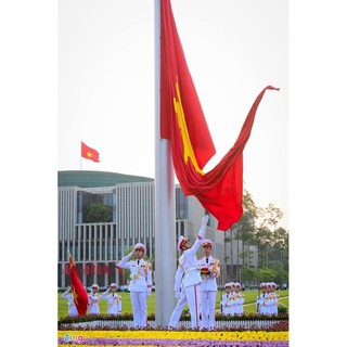 1 lá cờ Tổ Quốc - Cờ Đảng 2x3m (ĐẠI KỲ TỔ QUỐC) hàng đẹp