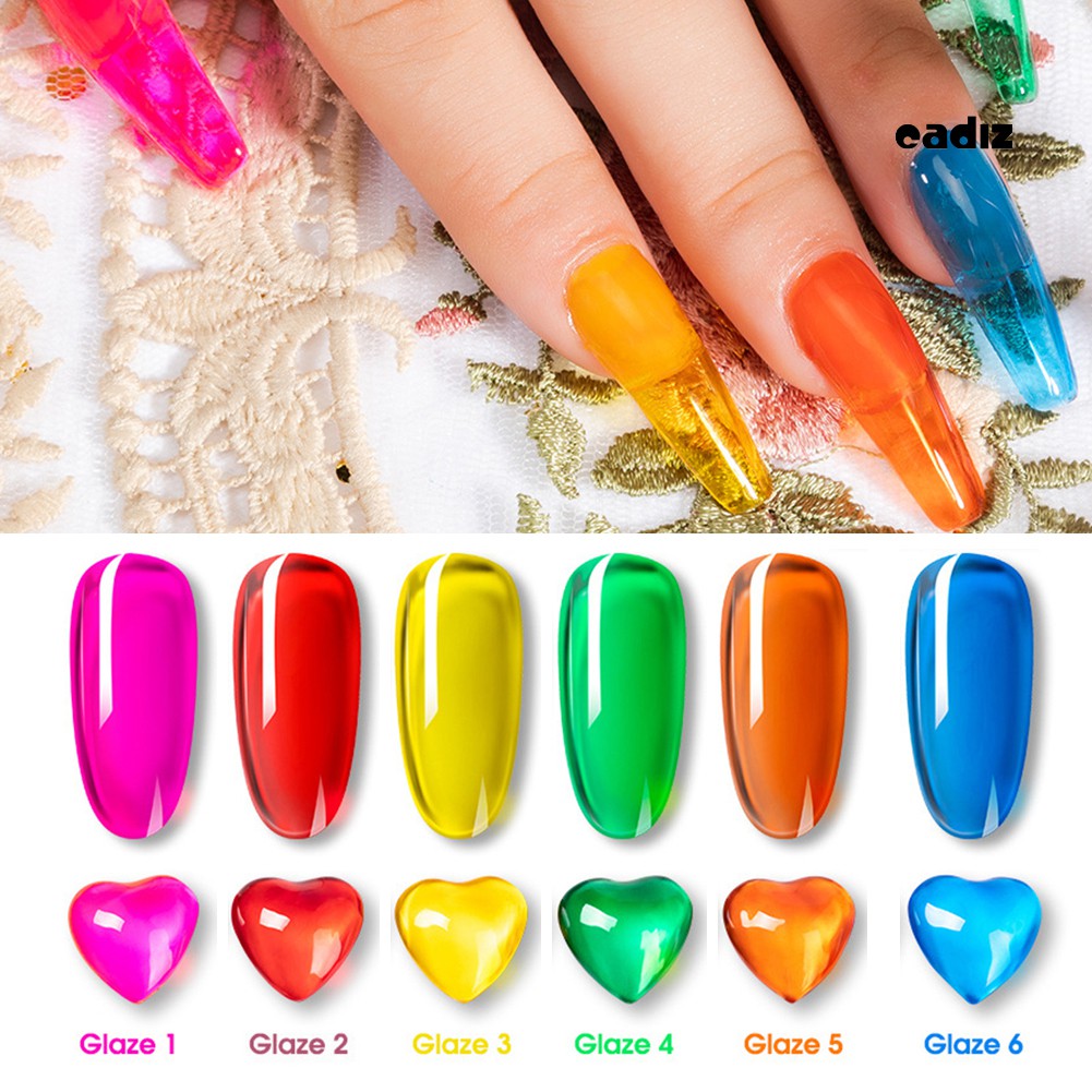 [Hàng mới về] Lọ gel sơn móng tay UV tông màu hổ phách 7ml CZ