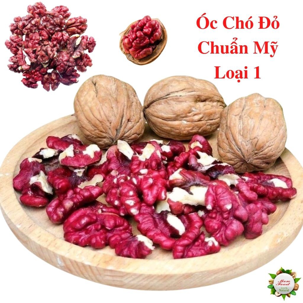 Hạt Óc Chó, ÓC CHÓ ĐỎ Chuẩn Mỹ Loại 1 Nhân To Vỏ Mỏng Siêu Ngon Giòn,Thơm,Không Sợ Hôi Dầu, TẶNG KÌM ToFood86