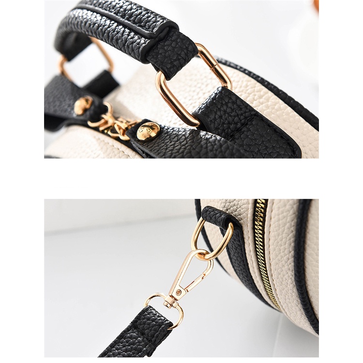 Túi Đeo Vai Chuwanglin Da PU Họa Tiết Dâu Tây Đáng Yêu Cho Nữ