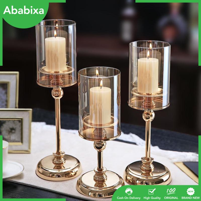[Ababixa] Giá Đỡ Đèn Cầy Không Lửa Cho Bàn Ăn / Cà Phê - Sử Dụng Với Que Nến / Đèn Trà / Nhạt / Vàng Và Không Lửa