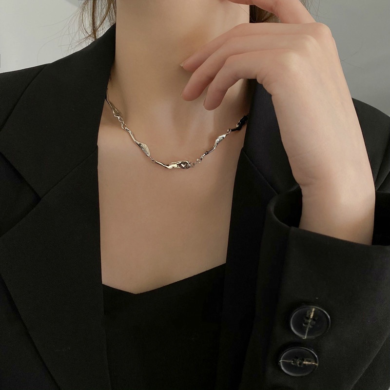 Dây Chuyền Bạc Thời Trang Cá Tính 191172Dây Chuyền Thiết Kế Đơn Giản Xinh Xắn Cho Cặp Đôi