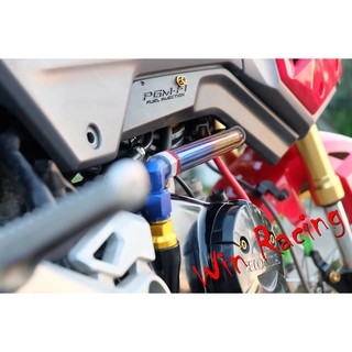 Ống thông hơi xe máy- Ống thông nhớt titan hàng đẹp