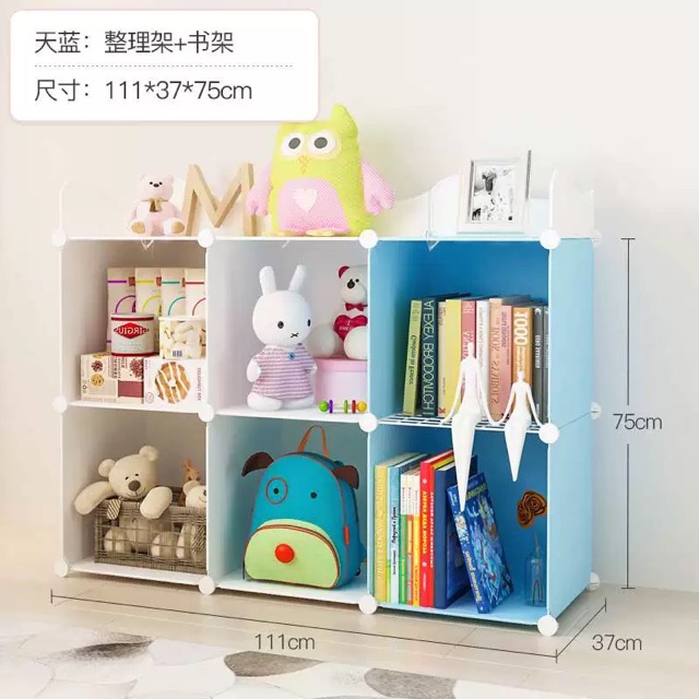 TỦ KỆ ĐỂ ĐỒ CHƠI, SÁCH VỞ, GẤU BÔNG CHO BÉ YÊU.