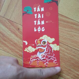 [HCM] Bao Lì Xì Năm Mới Đỏ Rực (1 xấp 6 bao)