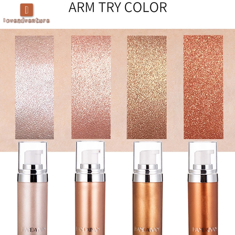 LV△ Liquid Body Highlighter Long-lasting Shine Brighten Glitter Shimmering Body Cream | BigBuy360 - bigbuy360.vn