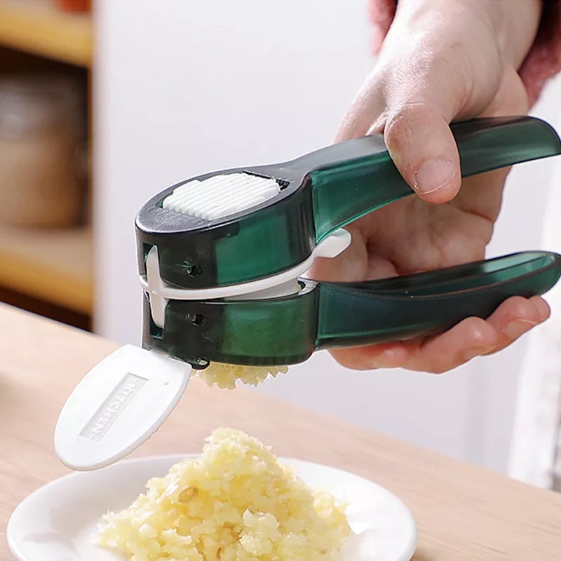 Dụng Cụ Nghiền Tỏi / Gừng Đa Năng 3 Màu Bằng Thép Không Gỉ 2 Trong 1