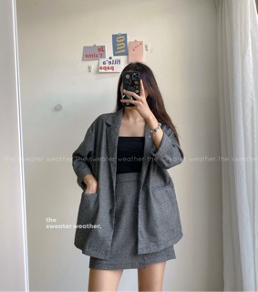 Set vest kèm chân váy TSW