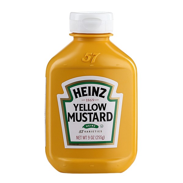 Mù tạt vàng Heinz 255g-yellow mustard