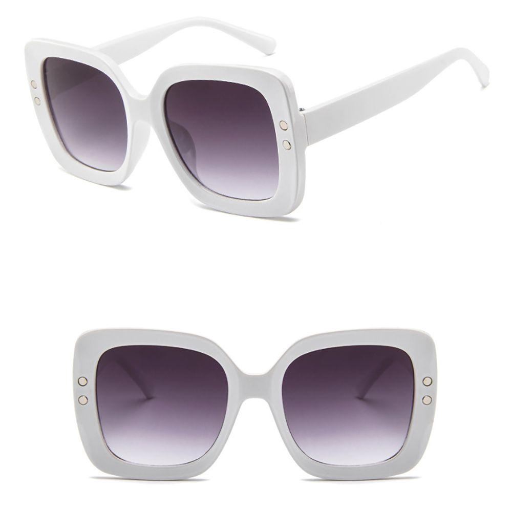 IVORY Kính Mát Gọng Vuông Chống Bức Xạ Phong Cách Hàn Quốc Thời Trang Cho Nam Và Nữ