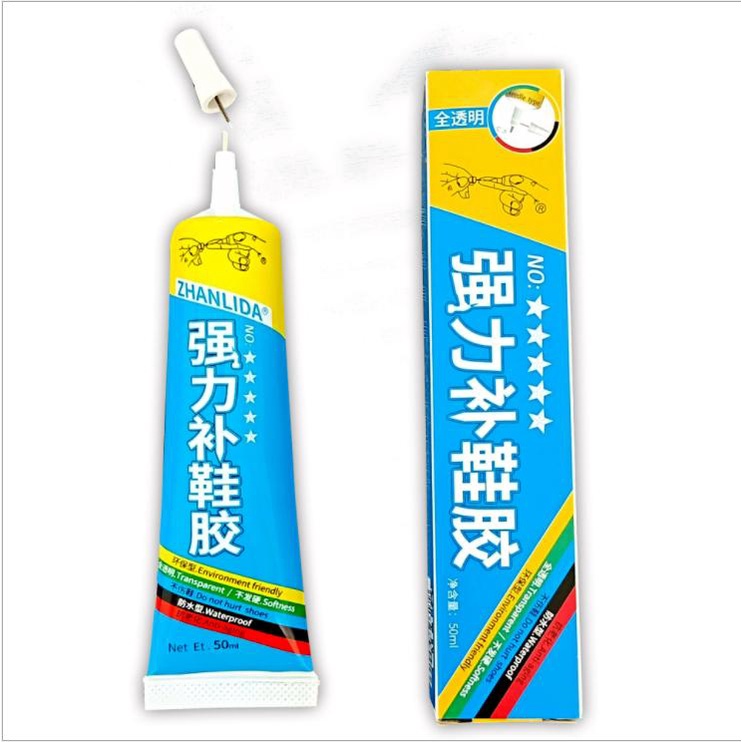 Keo dán an toàn thân thiện không mầu - keo dán đa năng - dán dầy dép túi xách sofa balo túi xách - tặng chun cố định