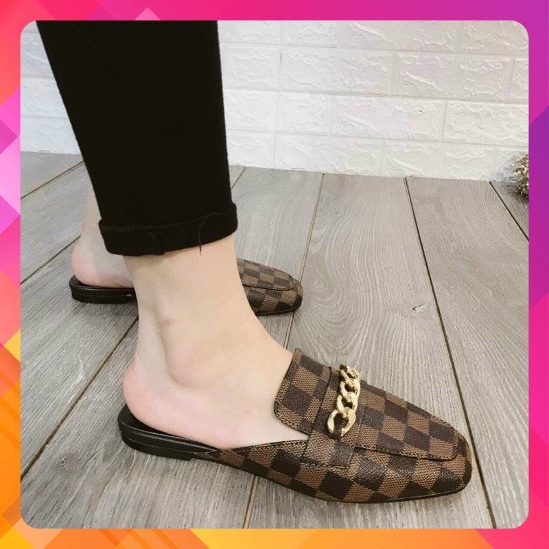 SỤC XÍCH HOẠ TIẾT Ô VUÔNG SIÊU XINH ĐI ÊM CHÂN