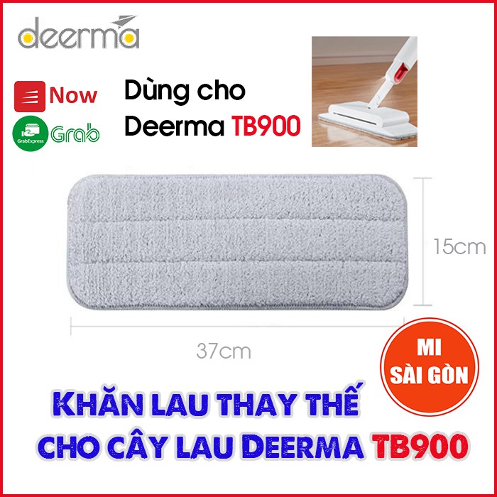 [Hỏa Tốc HCM] Khăn lau thay thế cho cây lau nhà quét bụi Deerma TB900