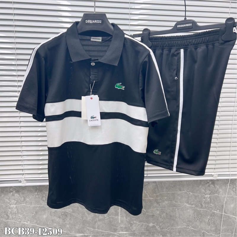 Bộ thể thao lacoste chất gai thấm hút mồ hôi - Bộ nam đẳng cấp