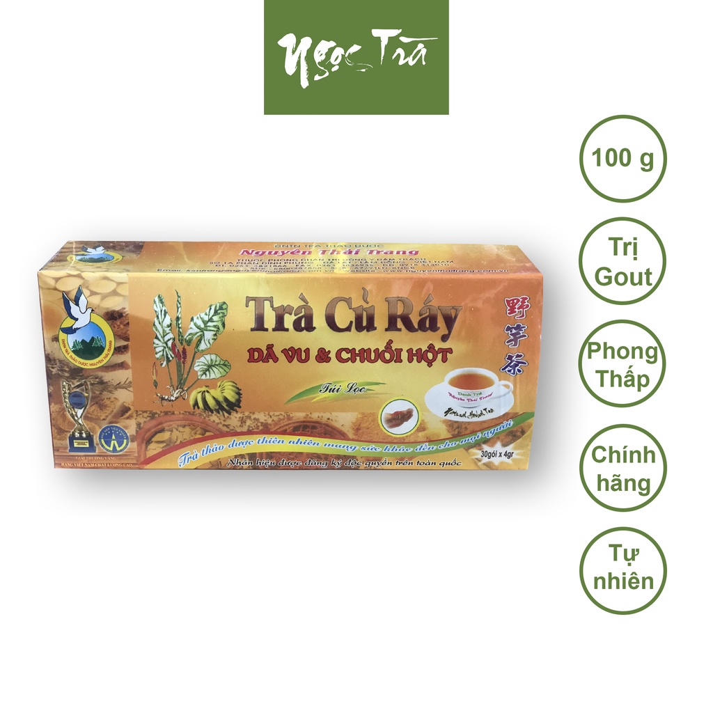 Trà Củ Ráy Túi Lọc - Nguyên Thái Trang - 30 Túi