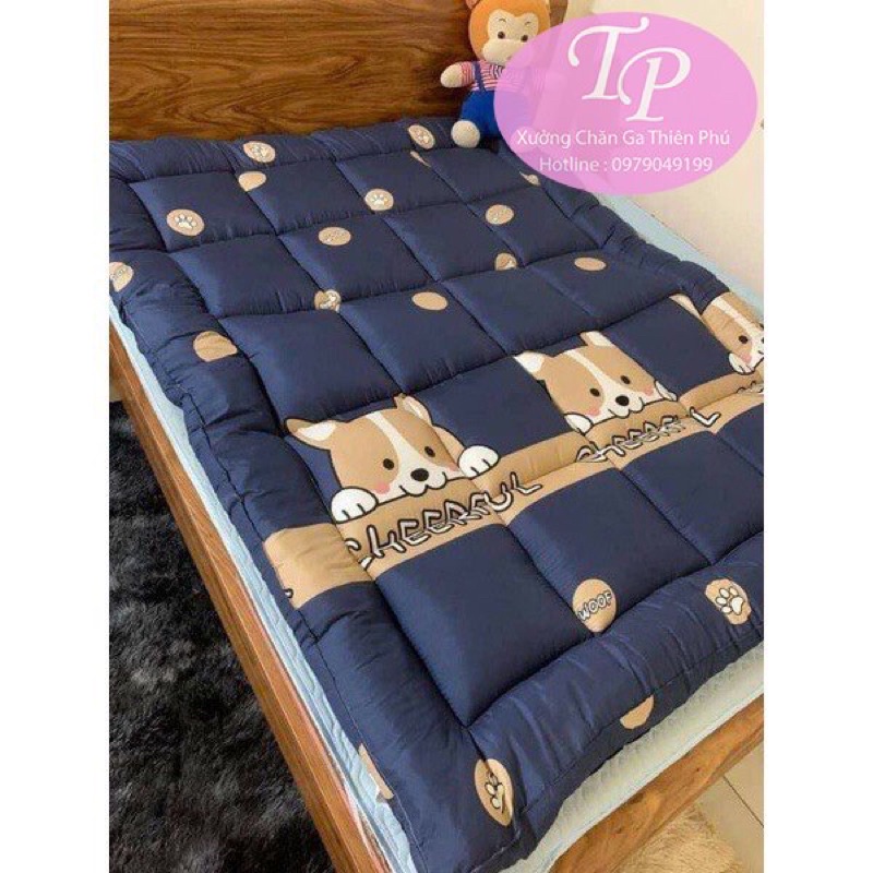 Nệm Topper Nệm Trải Sàn Topper Nệm Cao Cấp Dày 6-8cm - Trải Giường - Trải Sàn - Chống Đau Mỏi Vai Gáy Đủ Size