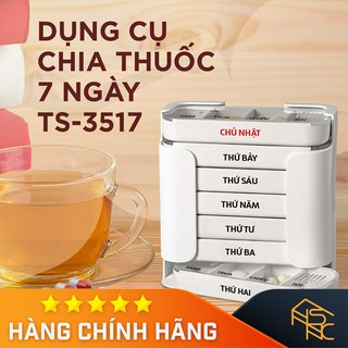 Hộp, khay chia thuốc 7 ngày, 4 buổi 1 ngày - Đài Loan - TS5317