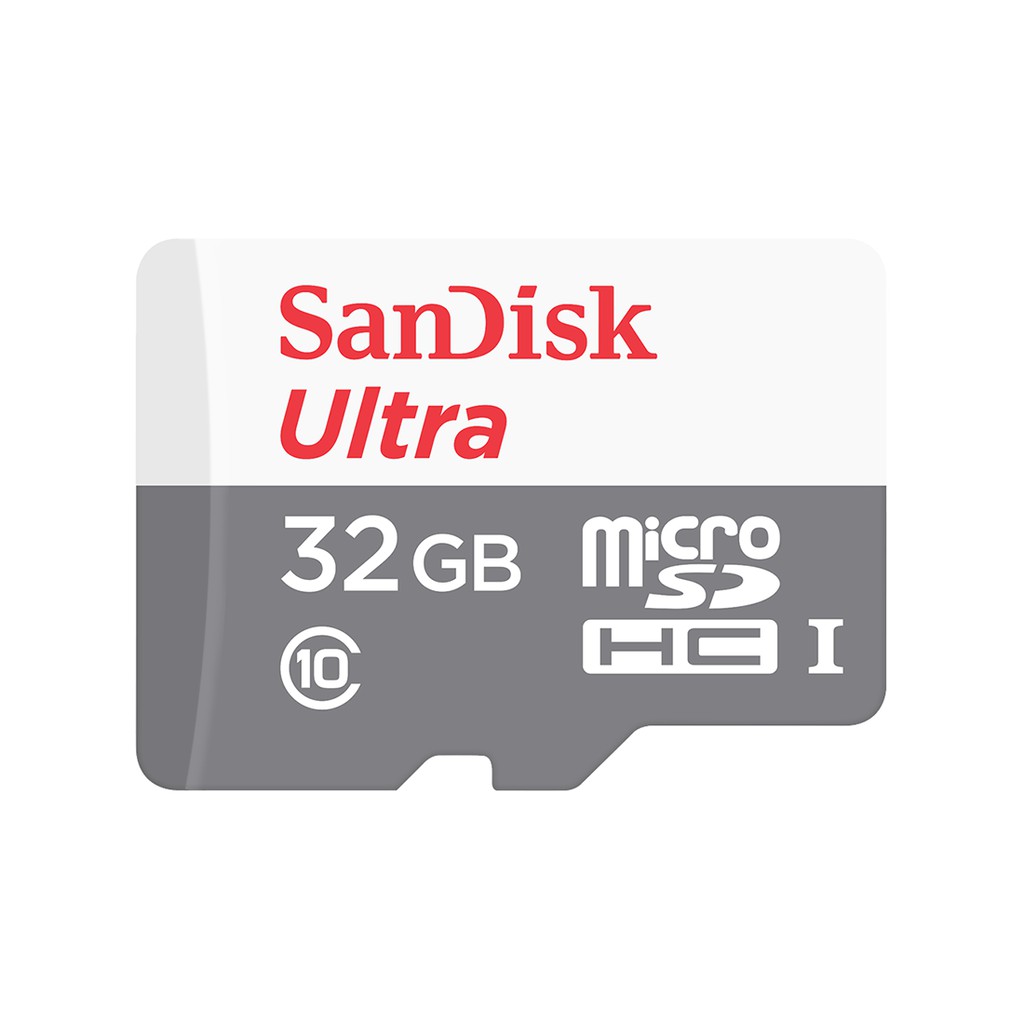 Thẻ nhớ microSDHC SanDisk Ultra 32GB upto 100MB/S 533x kèm đầu đọc thẻ (ngẫu nhiên)