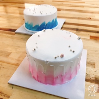 BÁNH KEM SINH NHẬT SỮA TƯƠI NHÂN THƠM 1.5 TẤC ÍT NGỌT