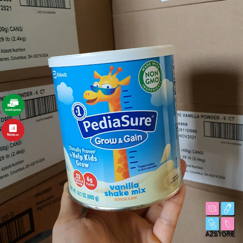 Sữa Pediasure Grow and Gain - Pediasure Hươu cao cổ 400g Mỹ