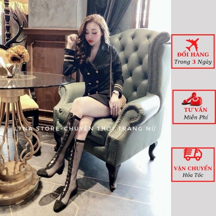 Áo khoác vest blazer nữ hoàng gia dáng dài công sở ulzzang Hàn Quốc cá tính