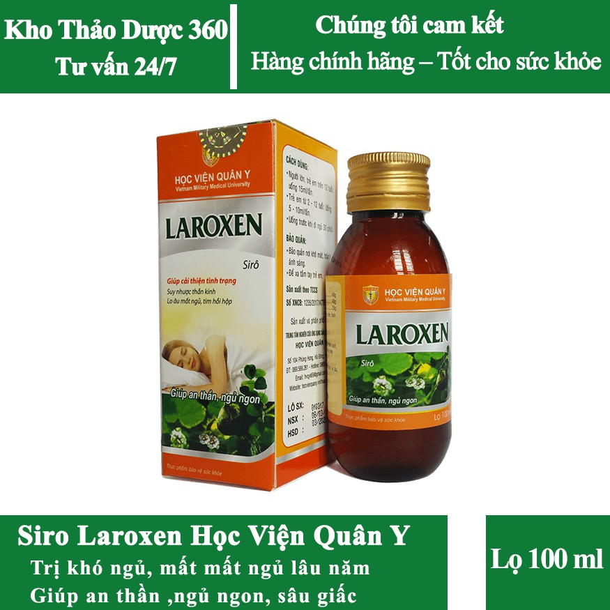 Laroxen Học Viện Quân Y - Cho Giấc Ngủ Ngon