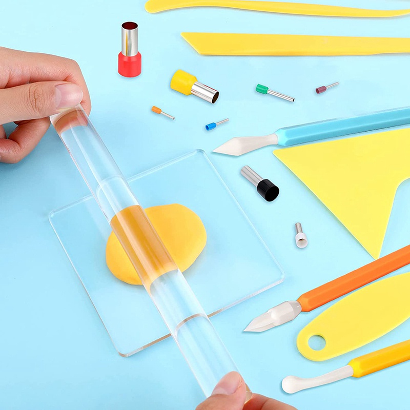 Bộ Dụng Cụ Cắt Đất Sét Polymer Diy Đa Ứng Dụng Cho Nhà Ở / Văn Phòng
