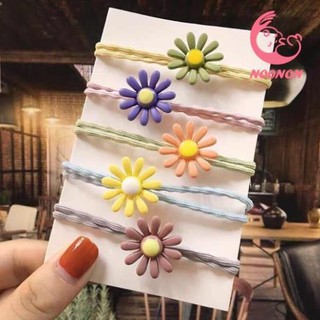 Buộc Tóc 💖𝑭𝑹𝑬𝑬𝑺𝑯𝑰𝑷 💖Cột Tóc Nữ Hình Hoa Cúc Dễ Thương Hàng Hot