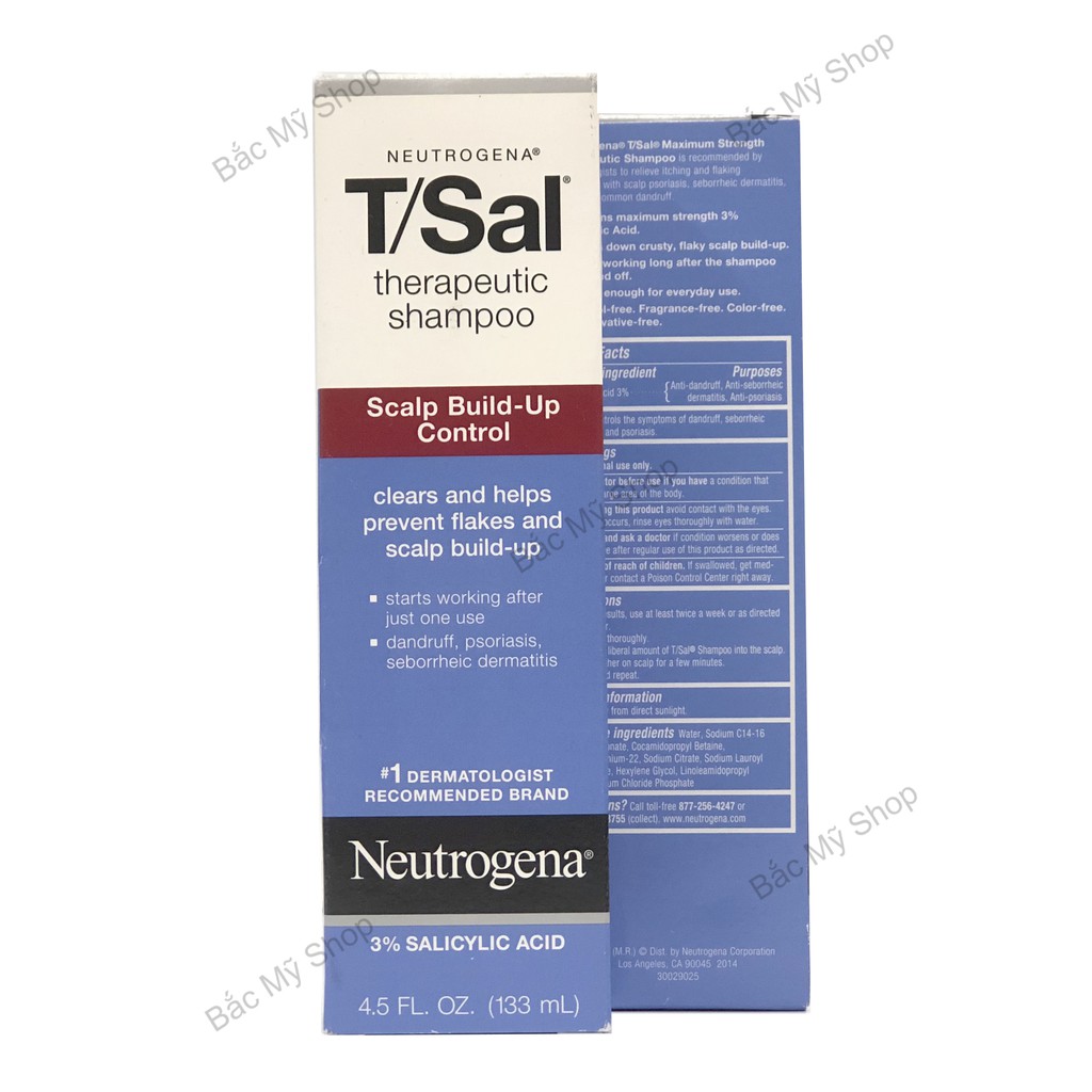 Dầu gội trị gàu và nấm da đầu Neutrogena T/Sal 133ml