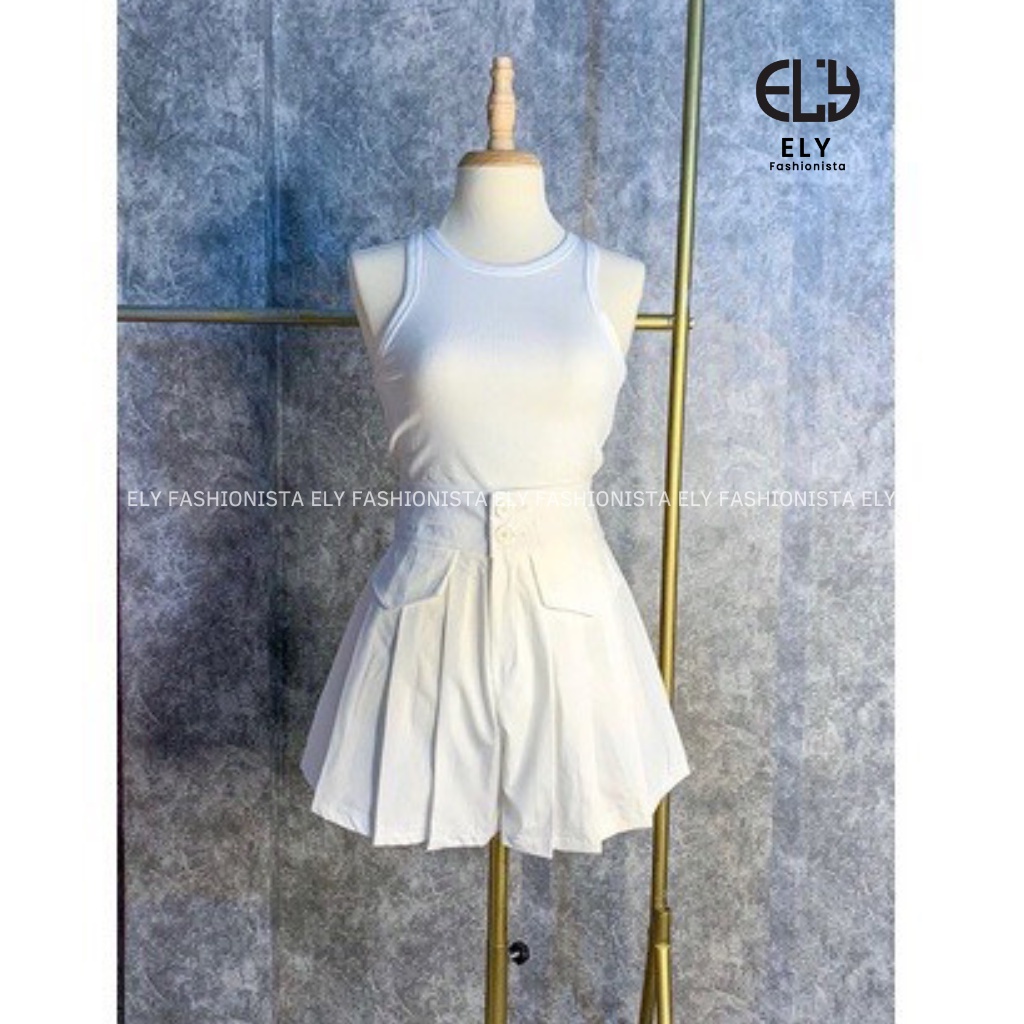 Áo croptop 3 lỗ nữ thun tăm CAO CẤP co giãn tốt ôm sát body tôn dáng- ELY206