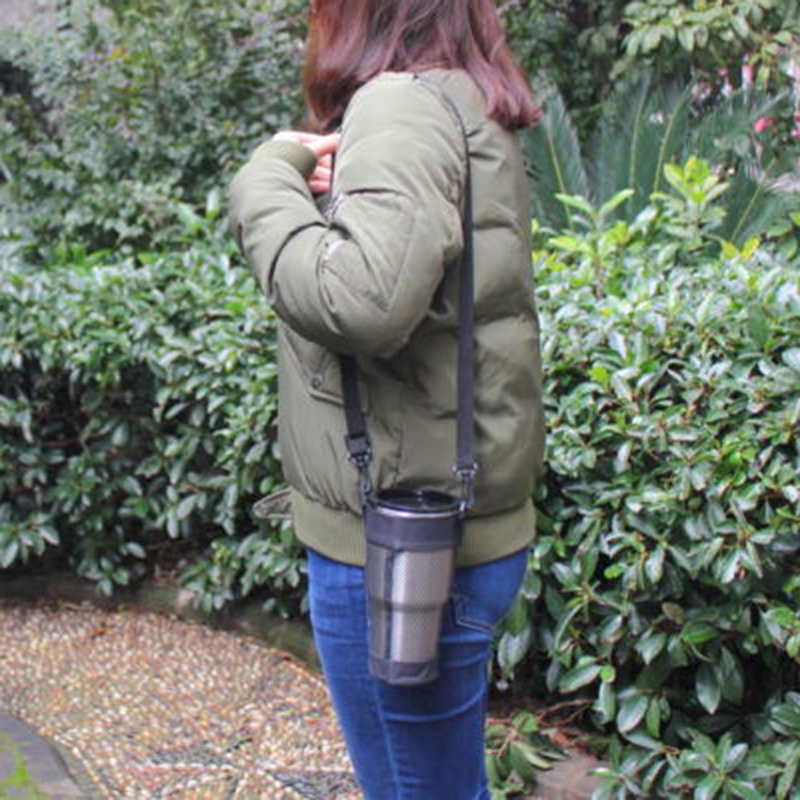 Túi Lưới Đựng Bình Nước Cắm Trại Leo Núi Tiện Dụng