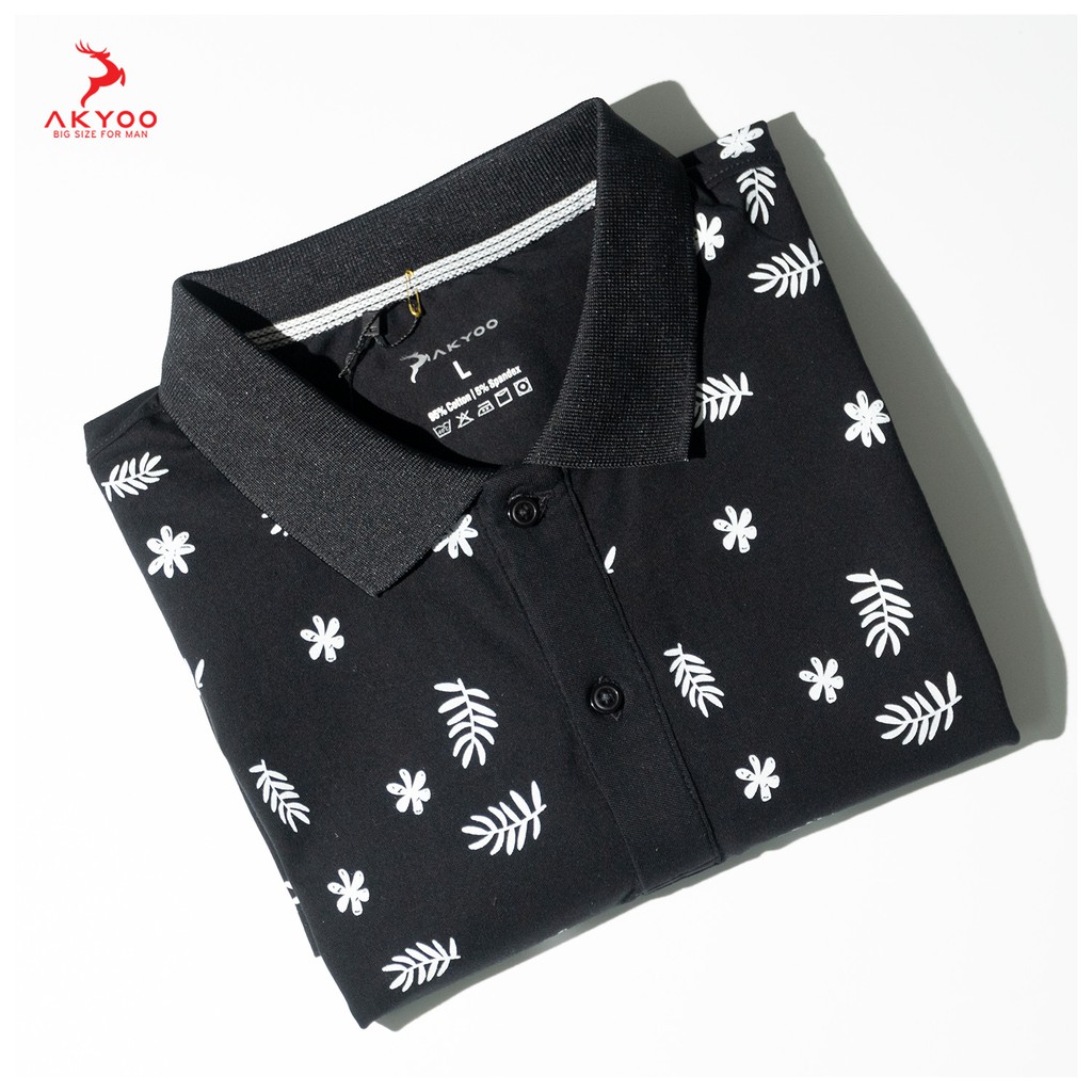 [Mã SKAMLTSM9 giảm 10% đơn 99K] Áo Polo Nam Bigsize ( Thương Hiệu Akyoo) size 80-140kg | BigBuy360 - bigbuy360.vn