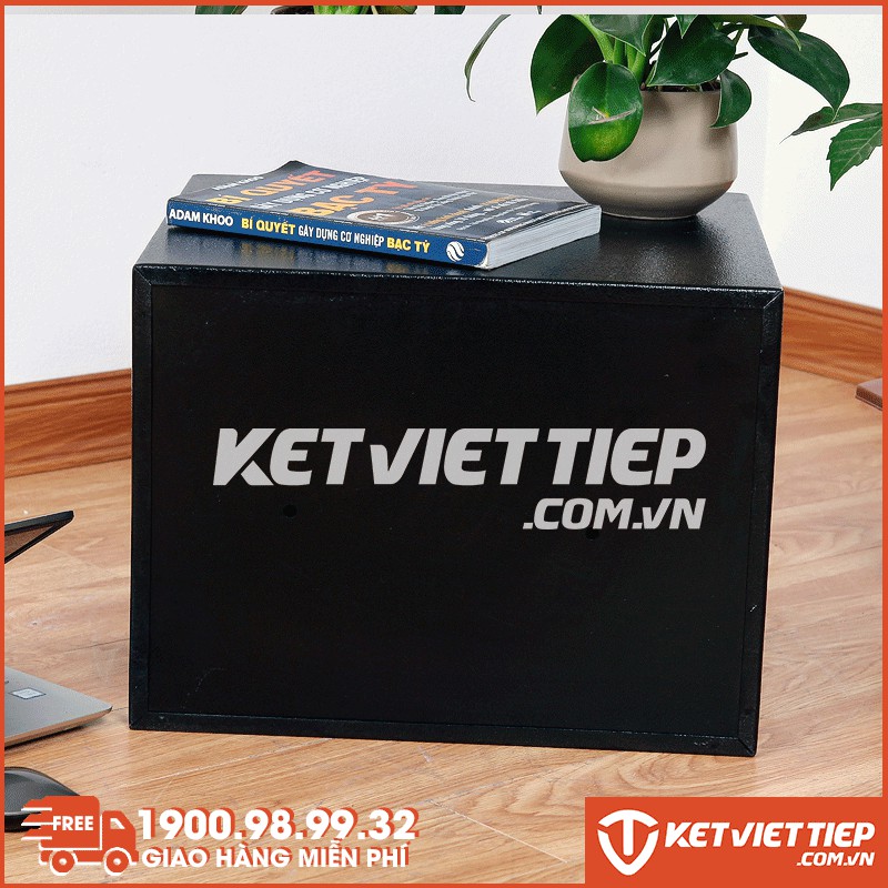 Két Việt Tiệp Mini KKS012 Két Sắt Mini Khách Sạn Cao 25 Rộng 35 Sâu 31cm