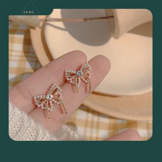 Khuyên Tai Nữ Khuyên Tai Đẹp Bông Tai Đính Đá_Leau KT44