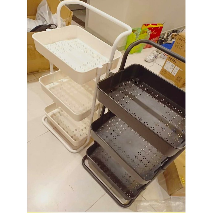 Kệ IKEA đa năng 3 tầng có bánh xe