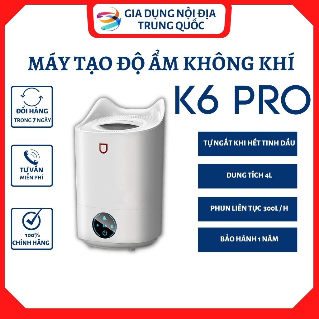 Máy xông tinh dầu mini cho phòng ngủ Humidifier K6 Pro, Máy phun sương tạo độ ẩm không khí mini giá rẻ