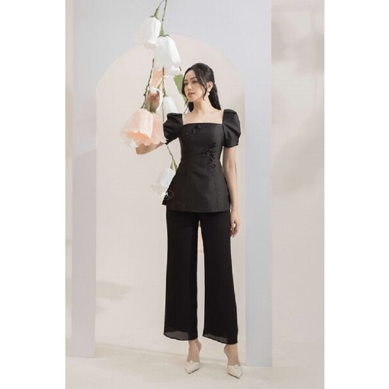 Quần JM Dress Desgin dập li áo dài cạp trơn 3M04.2112O