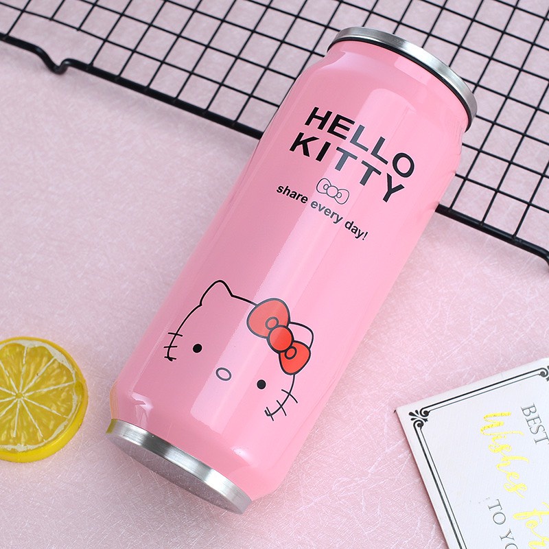 [ FREESHIP ] Bình giữ nhiệt Hello Kitty cực đáng yêu 2 lớp inox 304 giữ nhiệt trên 8h